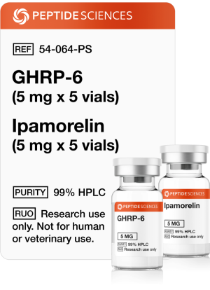 GHRP-6 (5mg x 5) and Ipamorelin (5mg x 5)