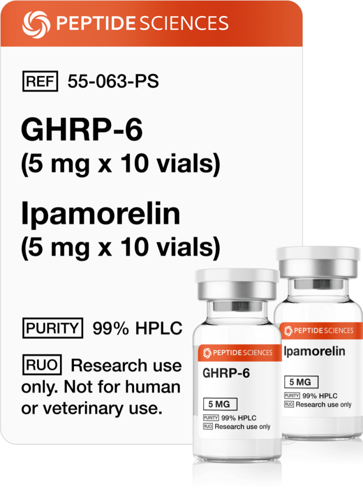 GHRP-6 (5mg x 10) Ipamorelin (5mg x 10)