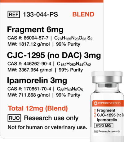 Fragment, CJC-1295 (No DAC), Ipamorelin 12mg (Blend)