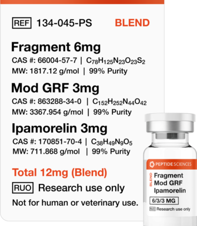 Fragment, Modified GRF, Ipamorelin 12mg (Blend)