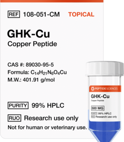 GHK-Cu 500mg (Copper Peptide) (Topical)